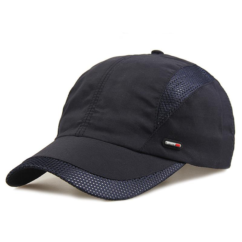 Baseballkappe Sommer Herren Damen Outdoor Sport Laufen Wandern Schweißkappe Männlich Schnelltrocknend Verstellbar Sonnenschutz Netz Truckerhut