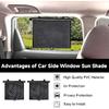 2 Pack Window Sun Shades Retractable Car Curta Window Covers Protect Baby Kids Sun Shade For Car Window UV And Sun Glare Protection Accessories 20" X