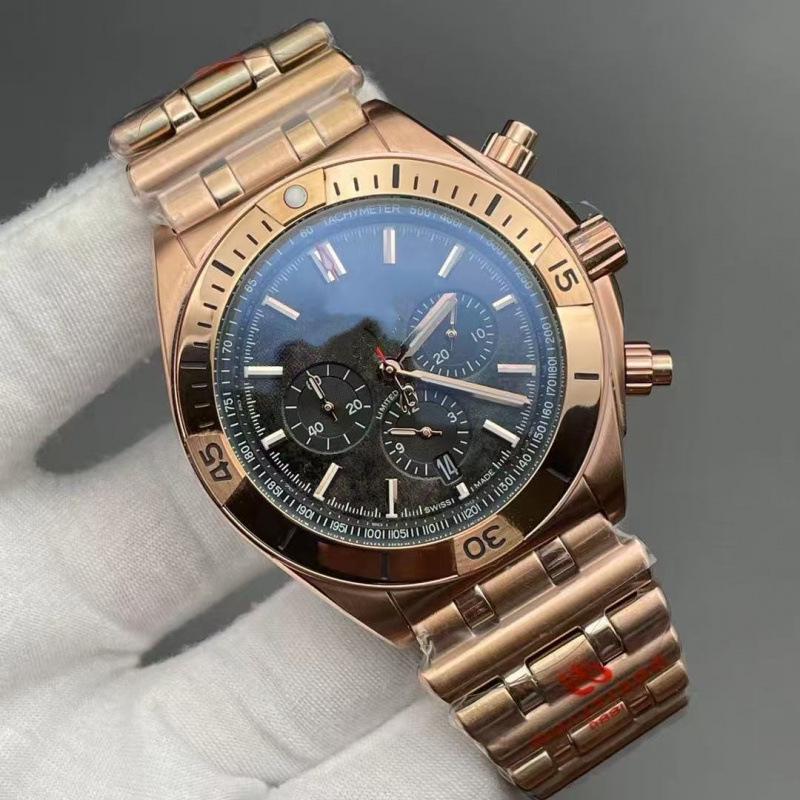 Hundred Years BNL Series Men's Six-Needle Automatic Quartz Stainless Steel Watch