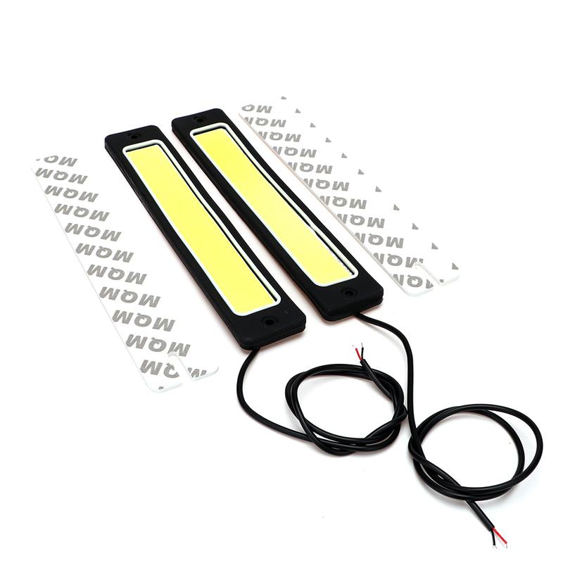 Flexible Daytime Running light Bendable Reversing Lamp Super Bright Day Time Lights 2pcs Fog Lamp Car-styling COB LED Car DRL