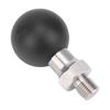 1.5 Inch Ball Head with 1 2 Thread Stainless Steel Screw Rod Rubber Ball Mount Use with Connecting Rod and Base