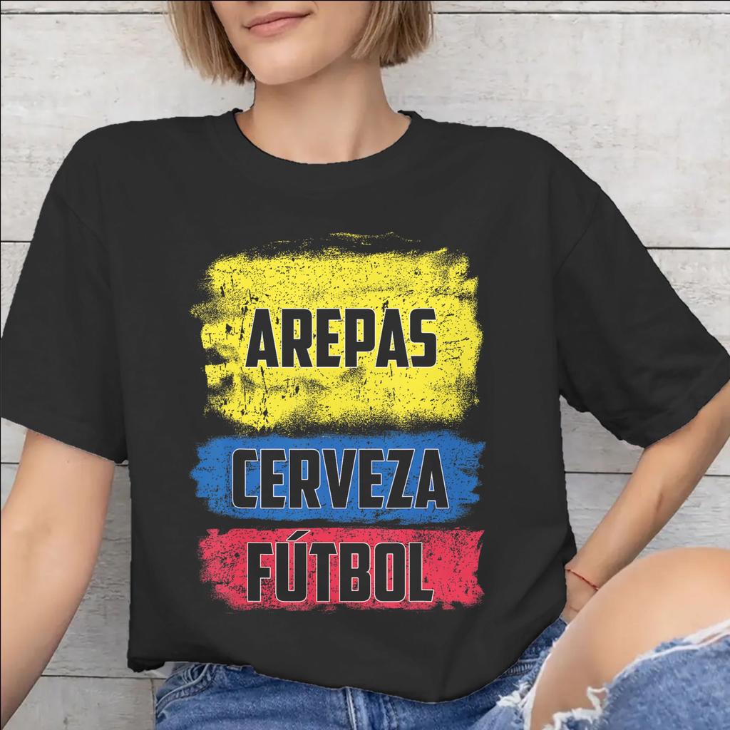Colombia Flag Merch Unisex T Shirt Cotton Tee Graphic Print Tshirt Clothes