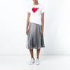 Comme des Garçons PLAY (WMNS) COMME Des GARCONS PLAY Double Sided Short Sleeves Tee 'White' Women's AZ-T221-051-1