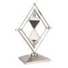 Retro Sandglass Watch 30 Minute Rotatable Sand Clock Study Accessories Metal Hourglass Timer for Des
