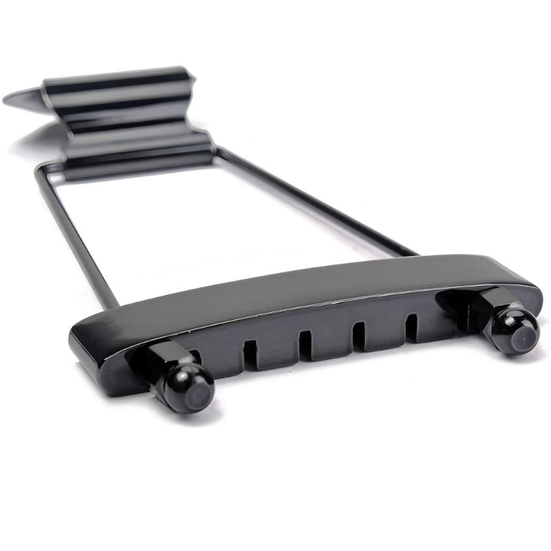 Stop Tailpiece Elettrico Pesante Con Spaziatura Corde da 10 mm Costruito in Leghe di Zinco Per una Migliore Ritenzione dell'accordatura