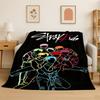 Fashion Kpop Stray Kids Soft Flannel Throw Blanket,Cozy Blanket for Bed,Couch,Sofa,Bedroom,Living Room,Travel,Picnic Camping