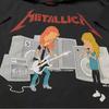 Camiseta Unisex Metallica Beavis & Butt-Head Dibujos Animados MTV Estilo Vintage Reimpresa