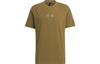 T Shirts Men's Olive Green Crew Neck Moderate Straight Fit HS4386
