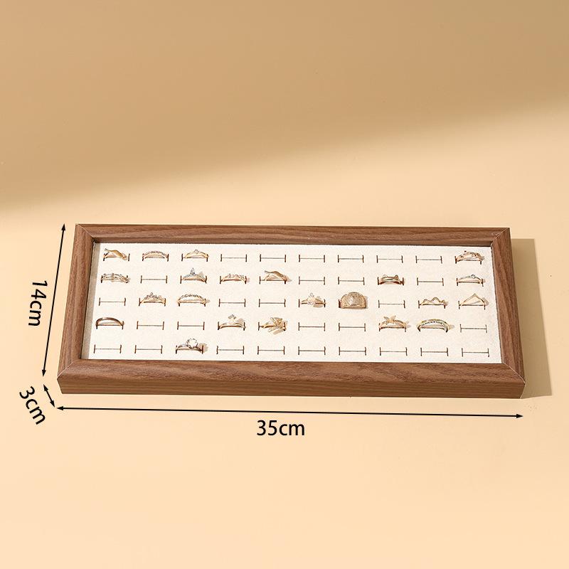 Creative 50 ring display plate, earring storage plate, ring display prop rack, ring viewing plate, stall