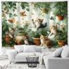Cute Cat Tapestry Office Living Room Decoration Home Wall Tapestry
