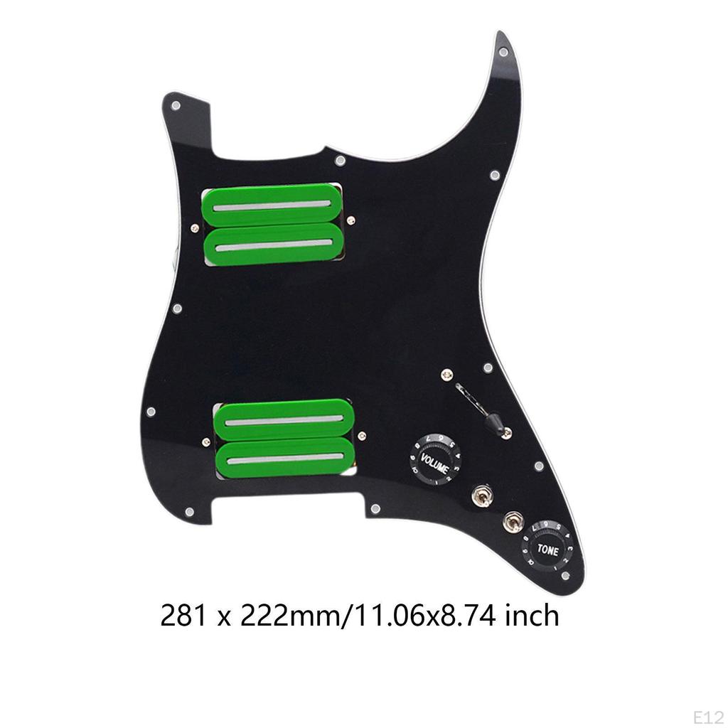 Electric Guitar Pickguard Pickup Pre-Wired Assembly Wiring Loaded for ST