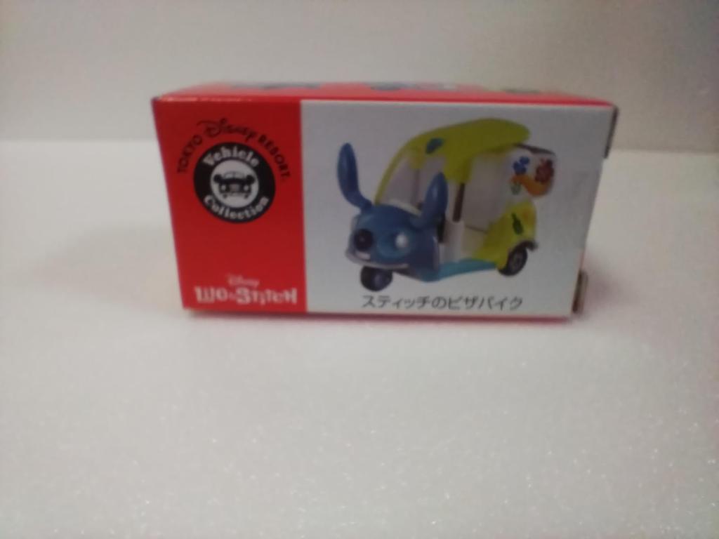 Tomica Stitch Pizza Bike Made in Vietnam Minicar,