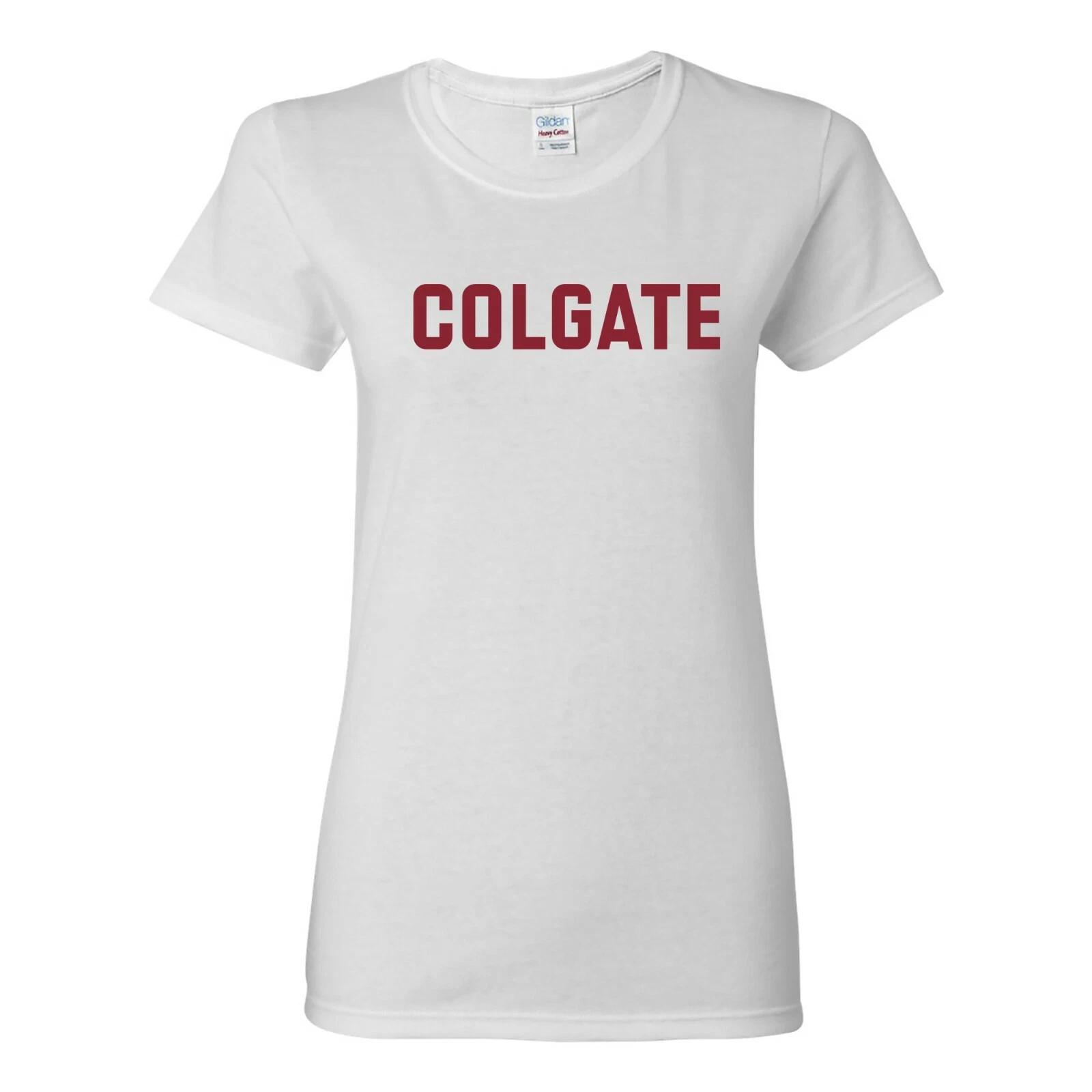 Colgate University Basic Block Womens Shirt - White S