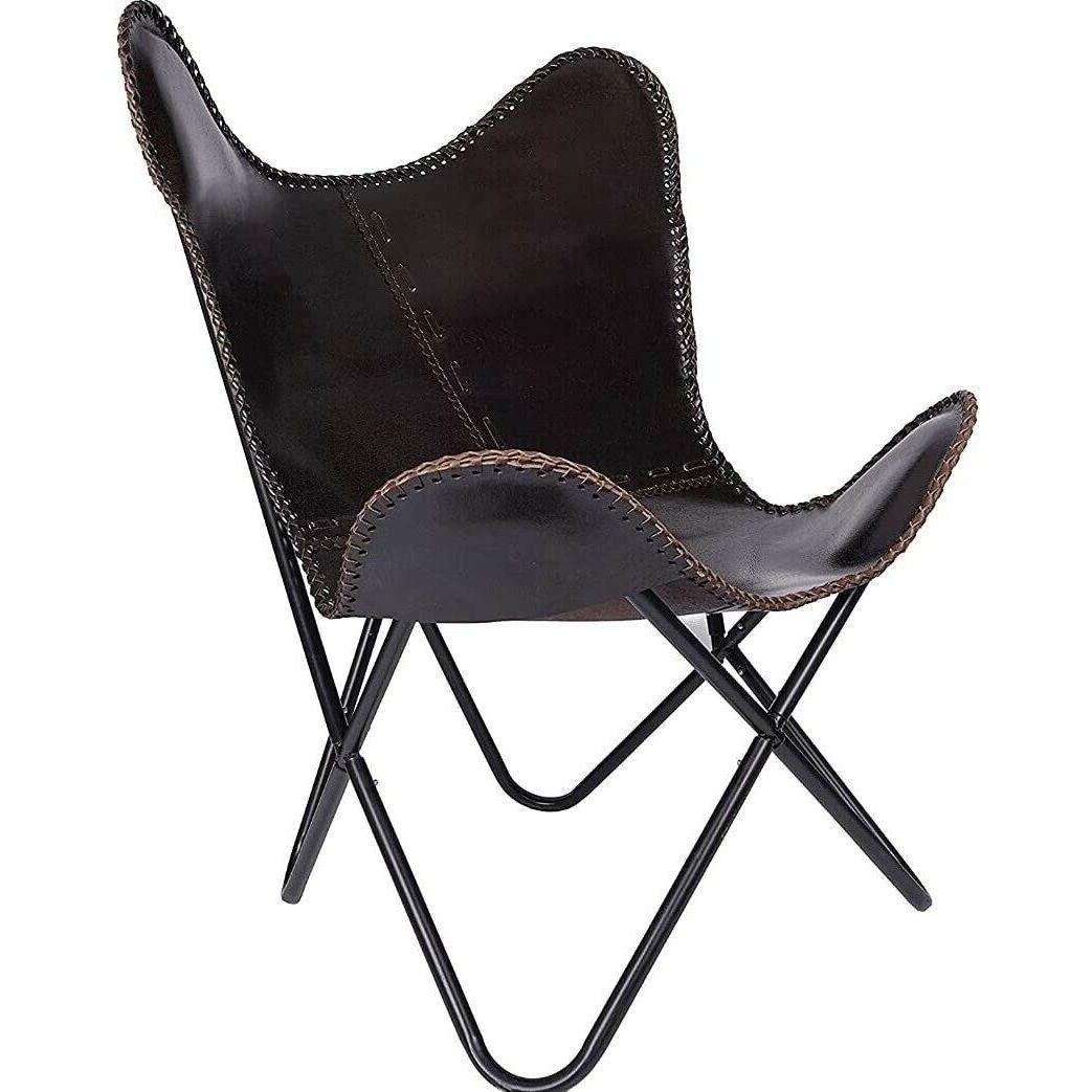 

Кожаное кресло ручной работы TopGrain для отдыха, офиса, дома, современной гостиной с акцентом в виде бабочки