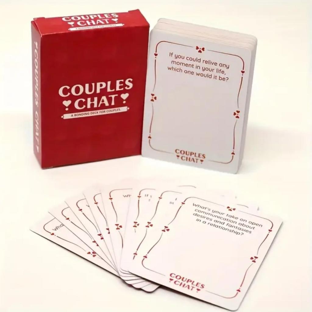 Couples Chat Party Classic Romantic Funny Adult Board Game Cards Fun Challenges Interactive Cards Start Fun Night Games New Year