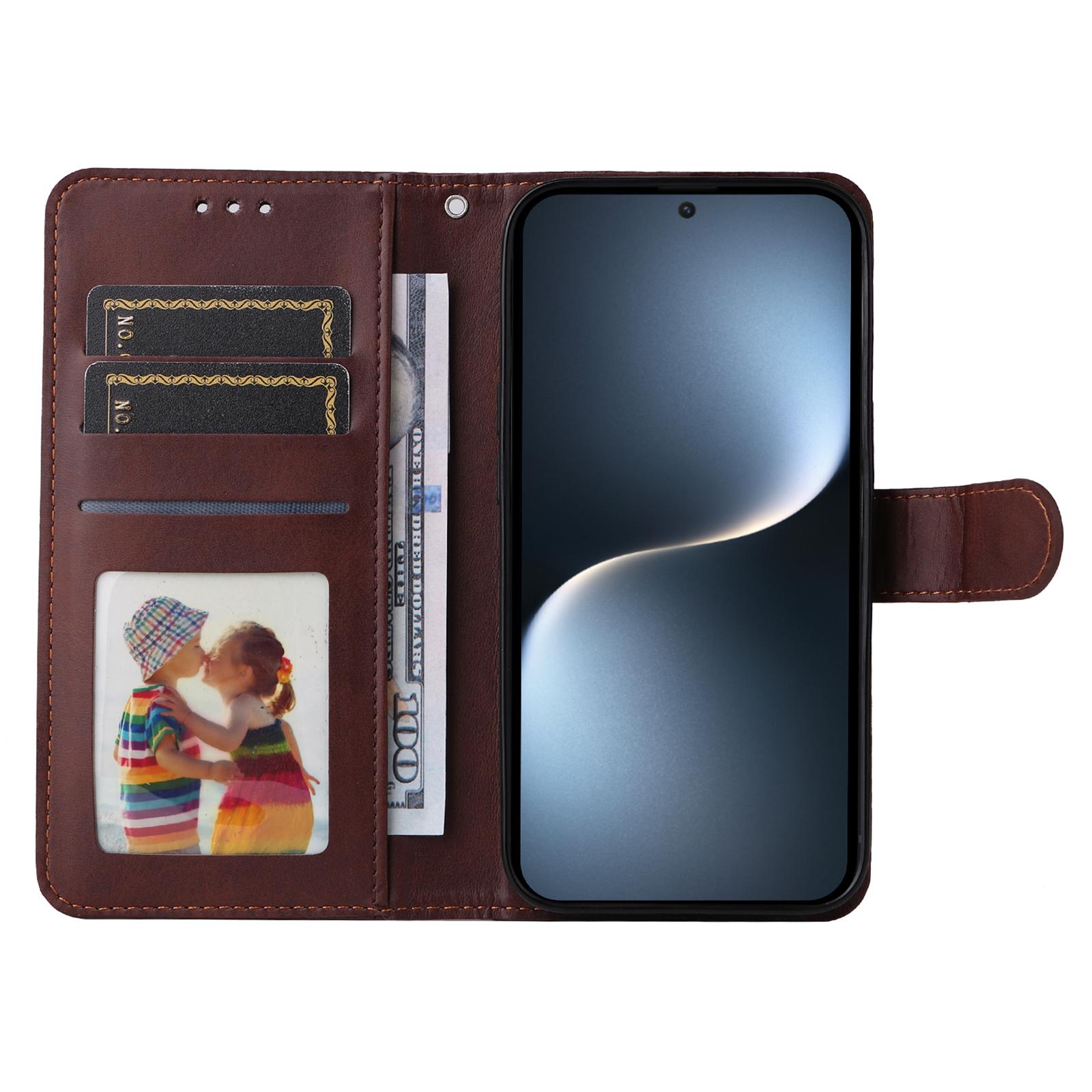 

For Honor Magic7 5G Case Wallet PU Leather Folio Flip Phone Cover Red