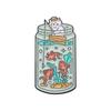 Brooch Alloy Fashionable In Unique Space Astronaut Design With Adorable Ghost And Milk Tea Cup For Wear Everyday