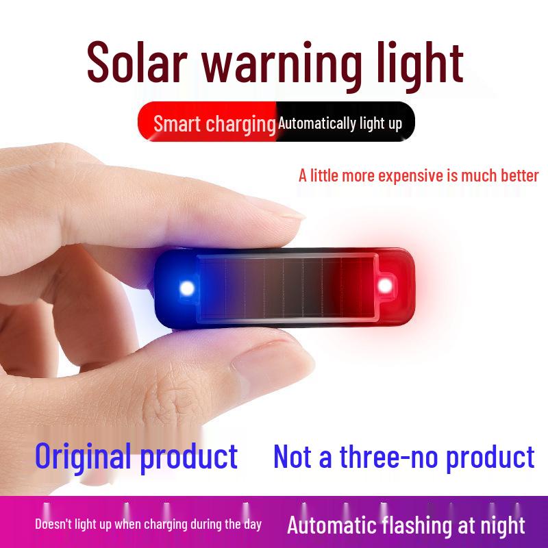 Car Wireless Solar LED Anti-Theft Warning Light