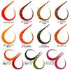 Brizm EZ Curly Standard Single Magnum (3-Pack) Big Tie Curly Tie for Tai Rubber Fishing, Strongest, Strong Vibration, Ideal for Homemade Tairaba