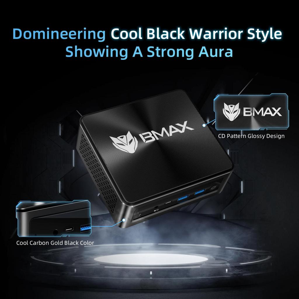 Mini Pc BMAX B9 POWER  24G+1T  SSD Intel Core i9-12900Hk Processor  Intel Iris Xe Graphics eligible Window 11