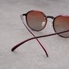 Round Frame UV Resistant Glasses Classic Driving Sunglasses Lightweight Casual Eyewear  Travel