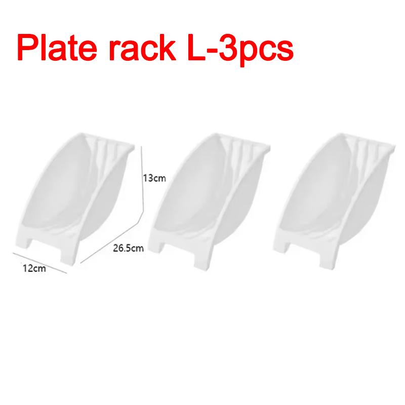 Kitchen Supplies Dish Drying Holders Organizer Upright Draining Dish Racks Organizer Plate Storage Holders for Kitchen Organizer