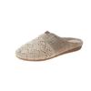 Baotou Slippers Women's New Summer Fashion Outer Wear Mesh Half-drag Flat Bottom Without Heel Lazy Cool Slippers