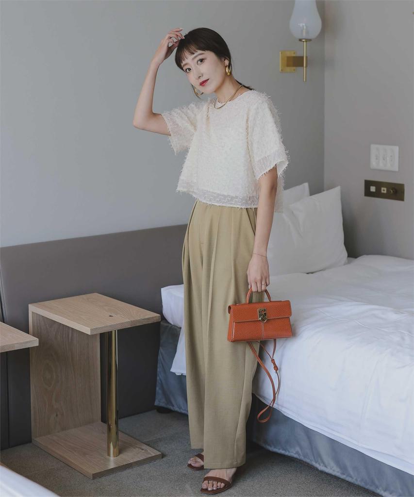 Titibait AFXP4247 Gold Button Back Jacquard Size Small Women's Top, Ivory,