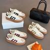 2 Spring new flat heel platform sports casual versatile comfortable women's shoes heightening board shoes white shoes