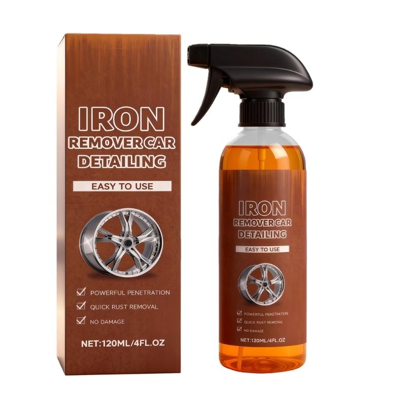 Car Iron Rust Remover Car Detailing Iron Rust Remover Wheel, Paint, Ceramic Cleaner Car Cleaner 120ml 1