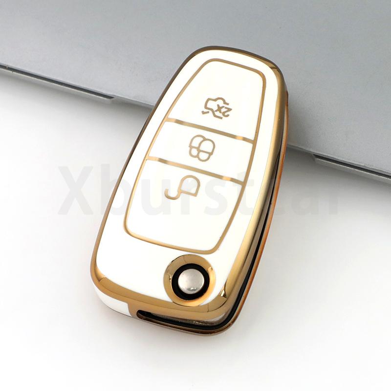 Auto Keyless For Ford Focus Galaxy Mondeo Transit Tourneo Custom Ranger C-Max S-Max Soft Fashion Tpu Car Remote Key Case Cover
