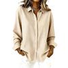 2026 Women's Elegant Plaid Long-Sleeve Shirt - Summer Trend
