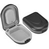 Hearing Aid Case Waterproof Portable Drop Resistance Hearing Aid Storage Box Black