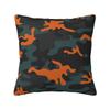 Luxury Gray Black Forest Camouflage Cushion Cover  Cm Velvet Throw Pillow Case for Living Room Sofa Chair Pillowcase