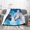 Cute Dragons Low Price New Print Novelty Fashion Soft Warm Blanket Dragons Facemask Light Fury Kids