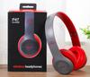 P47 Head-mounted Bluetooth Headset: Foldable, Heavy Bass, Wireless Sports Headphones