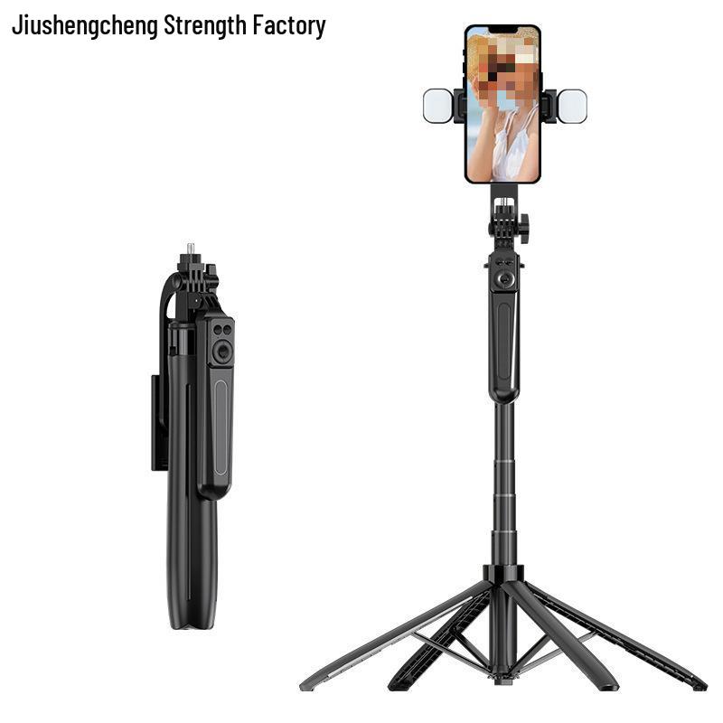 1.8M Anti-Shake Bluetooth Selfie Stick with Retractable Tripod for Smartphones