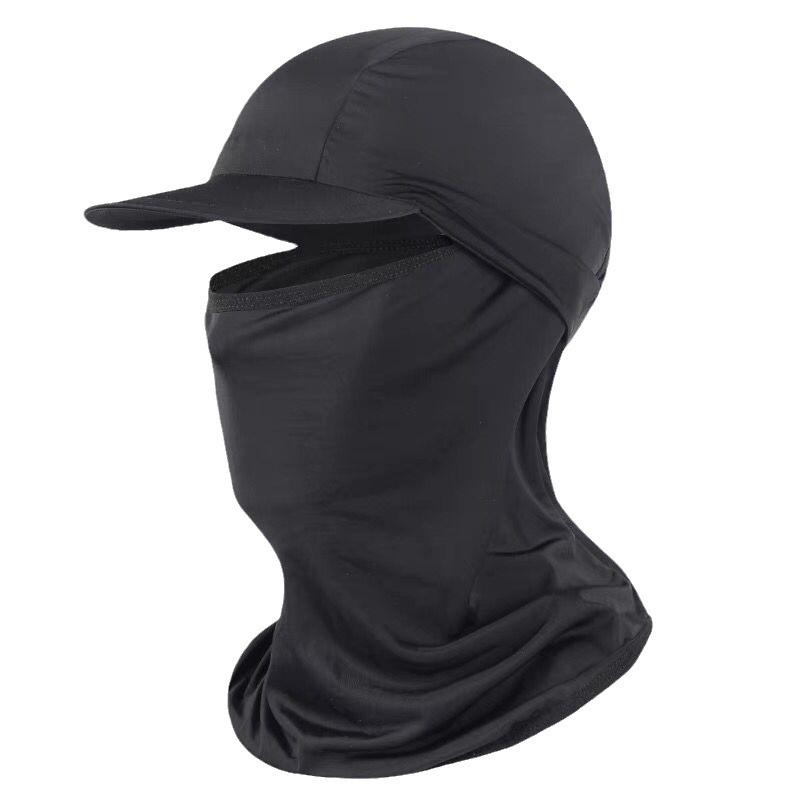 Ice Silk Cooling Visor: Sun Protection and Breathable Face Mask for Outdoor Cycling and Running