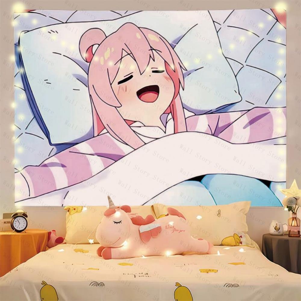 Funny Mahiro Onimai Tapestry Meme Anime Wall Hanging Cute Room Tapestry Decor for Teen Bedroom Tapestry Dorm Gift Tapestry