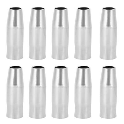 10Pcs Welding Torch Nozzle Shield Cup Copper Welder Consumables for Binzel 15AK