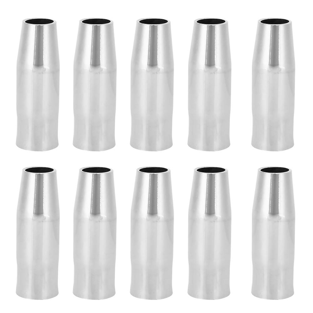 

10Pcs Welding Torch Nozzle Shield Cup Copper Welder Consumables for Binzel 15AK