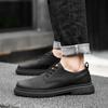 Luxury Brand Men Comfortable Lace Up Leather Casual Leather Shoes Fashionable New Men Outdoor Wear-resistant Sports Casual Shoes