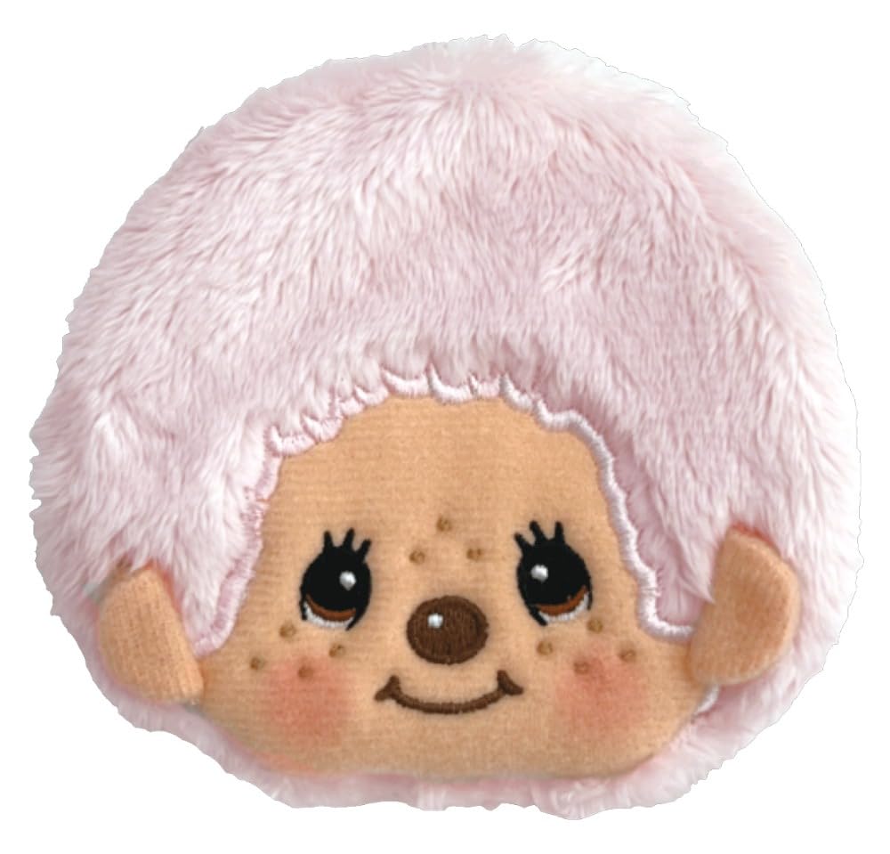 Unique Monchhichi Character Gama x W10 x - Monchhichi-kun, Pink, H9.7 D1.5cm, MC-0001PK