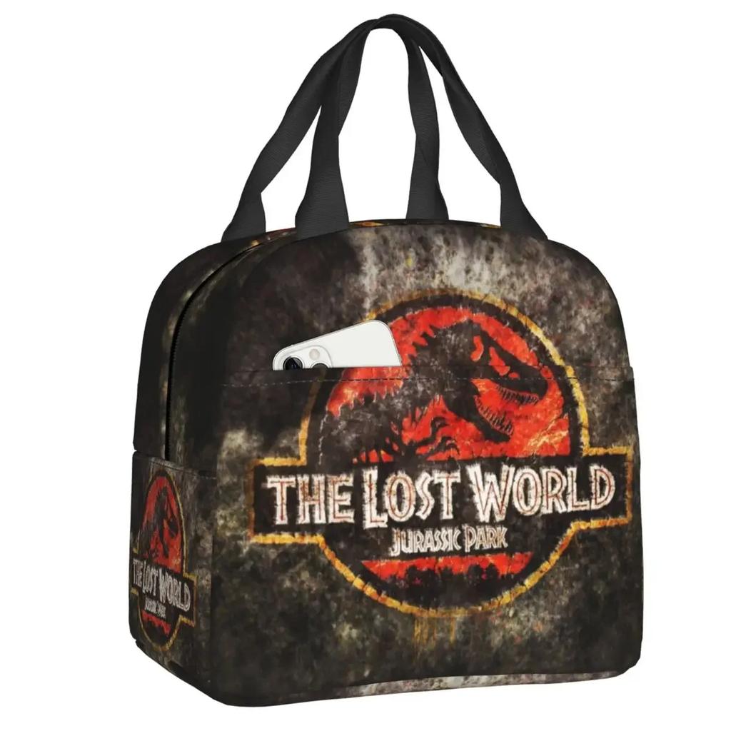 Jurassic World Dominion Brotdosen für Frauen Jurassic Park Kühltasche Thermische Lebensmittelisolierte Lunchtasche Schulkinder Schüler