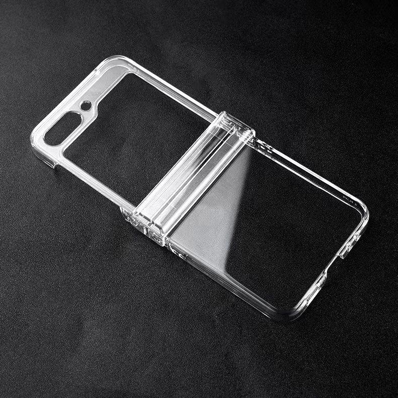 Z Flip6 mobile phone case all-inclusive hinge smooth and transparent, suitable for Samsung w25flip protective case PC folding screen