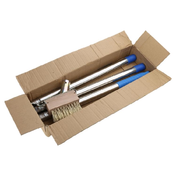 Ergonomic Stainless Steel Weeding Tool, Modulars Poles for Easy Adjustment Crack Weeder for Outdoor Groundskeeping
