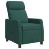 Recliner Dark Green Fabric