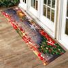 Christmas Tree Balls Rugs Bath Laundry Hallway Doormat Living Room Entrance Non-slip Carpets Bedroom Bedside Foot Mat Home Decor