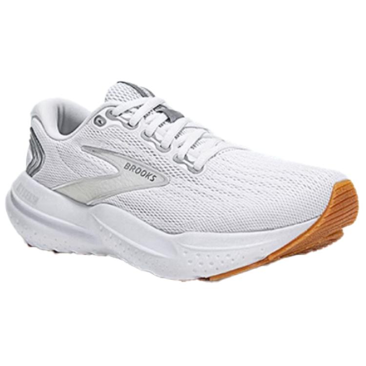Brooks Glycerin 21 Bílé Stříbrné Sušenka Dámské Tenisky 120408-1B-114