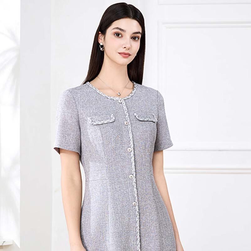 

JESSIE Chic Short Sleeve Elegant Dress L